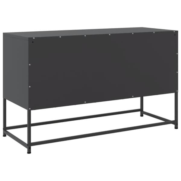 Högskåp svart 36x39x123 cm stål