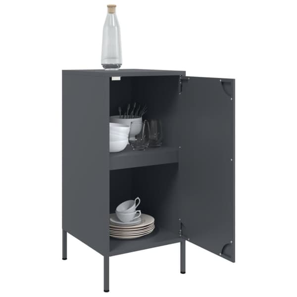 Senkit 2 kpl antrasiitti 36x39x79 cm kylmävalssattu teräs