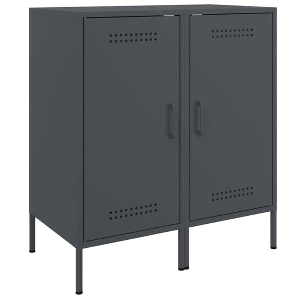 Senkit 2 kpl antrasiitti 36x39x79 cm kylmävalssattu teräs