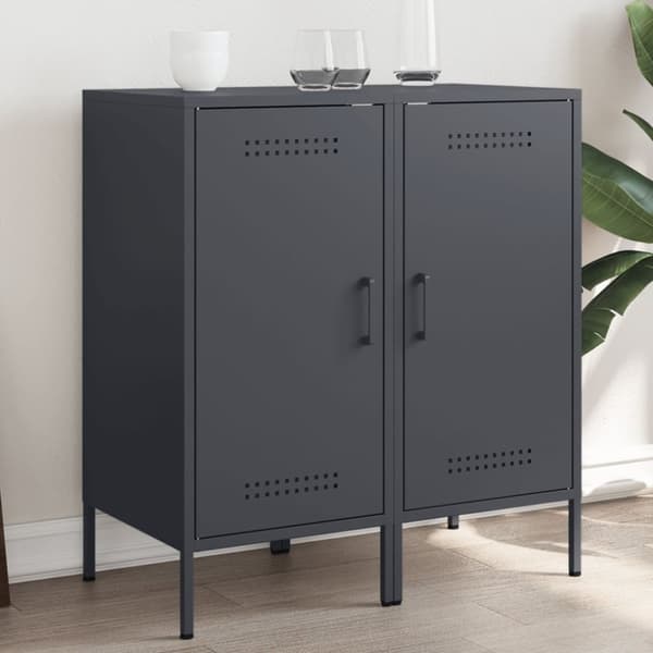 Senkit 2 kpl antrasiitti 36x39x79 cm kylmävalssattu teräs