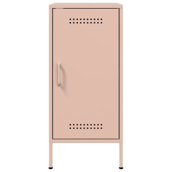 Skänk 2 st rosa 36x39x79 cm kallvalsat stål