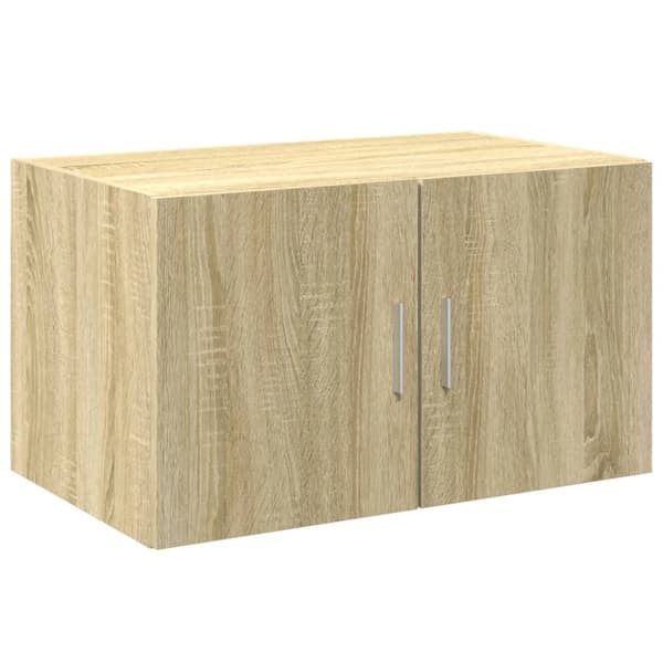 skab 70x42,5x225 cm smalt konstrueret træ sonoma-eg