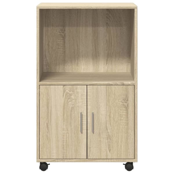 rullebord 55x40x91 cm konstrueret træ sonoma-eg