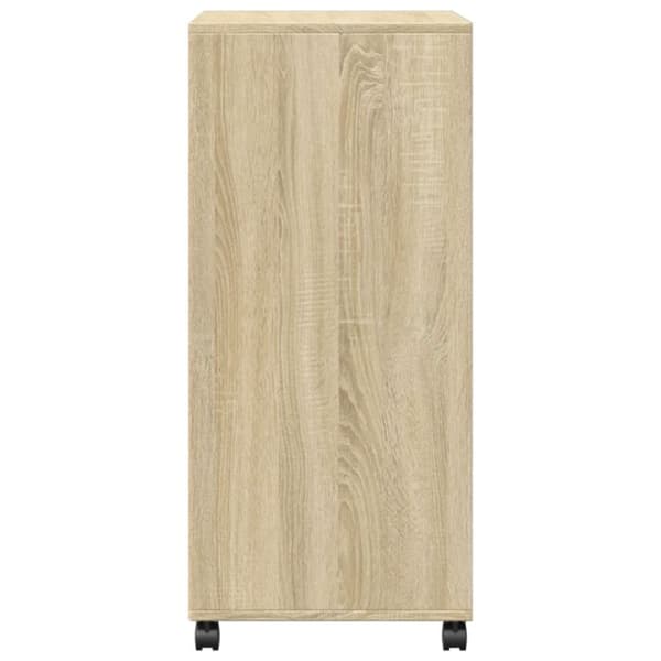 rullebord 55x40x91 cm konstrueret træ sonoma-eg