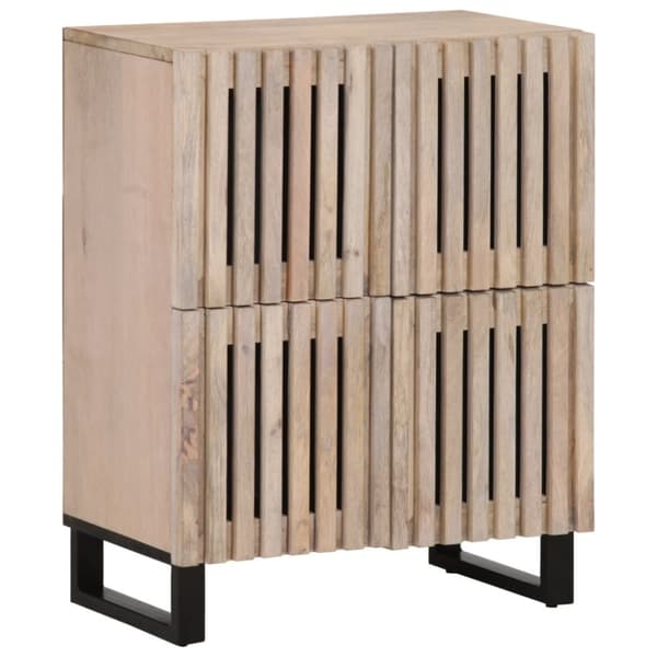 skænk 60x34x75 cm massivt mangotræ