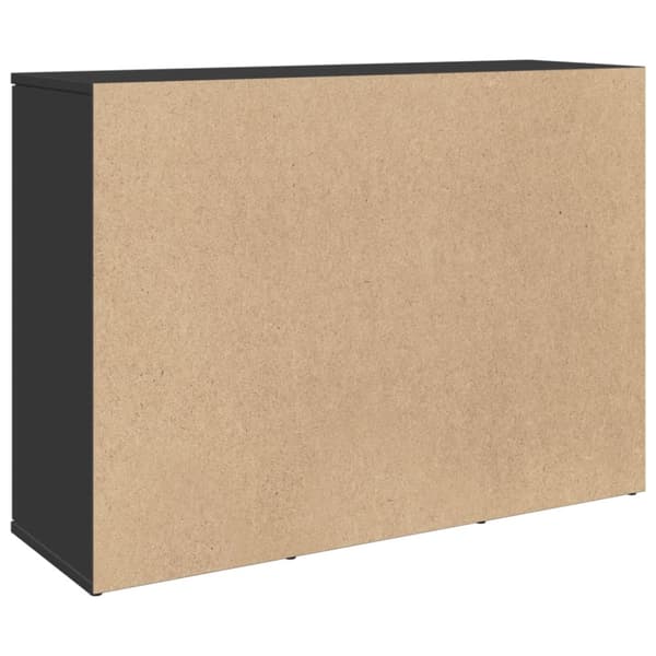 skænk 90,5x29,5x65 cm konstrueret træ sort