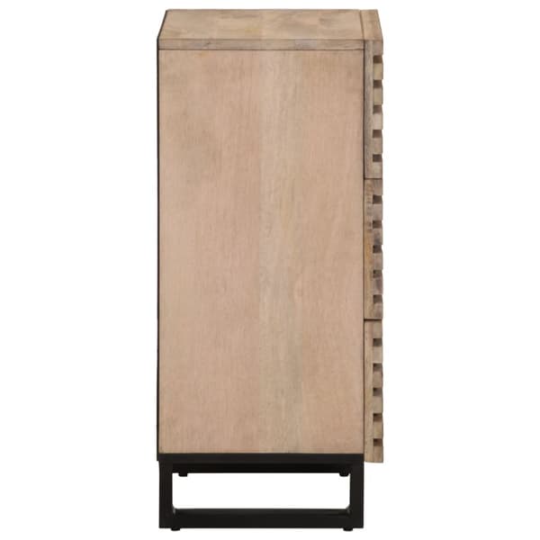 skænk 40x34x75 cm massivt mangotræ