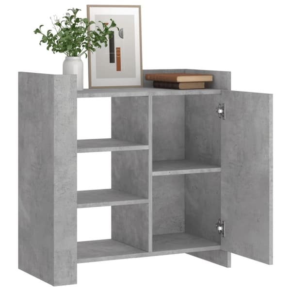 Skänk betonggrå 73,5x35x75 cm konstruerat trä