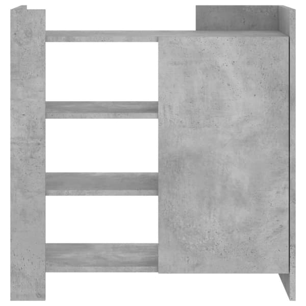 Skänk betonggrå 73,5x35x75 cm konstruerat trä