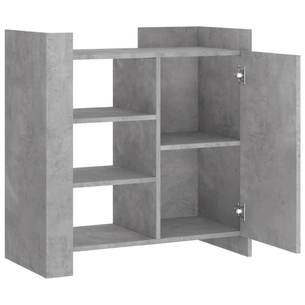 Skänk betonggrå 73,5x35x75 cm konstruerat trä