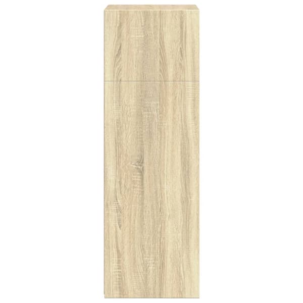 reol 50x41x124 cm konstrueret træ sonoma-eg