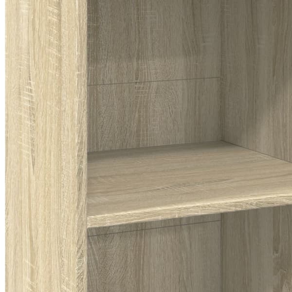 reol 50x41x124 cm konstrueret træ sonoma-eg