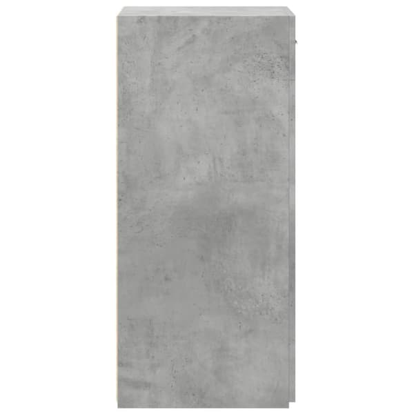 skab 45x34x93 cm konstrueret træ betongrå