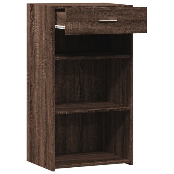 Senkki ruskea tammi 50x42,5x93 cm tekninen puu