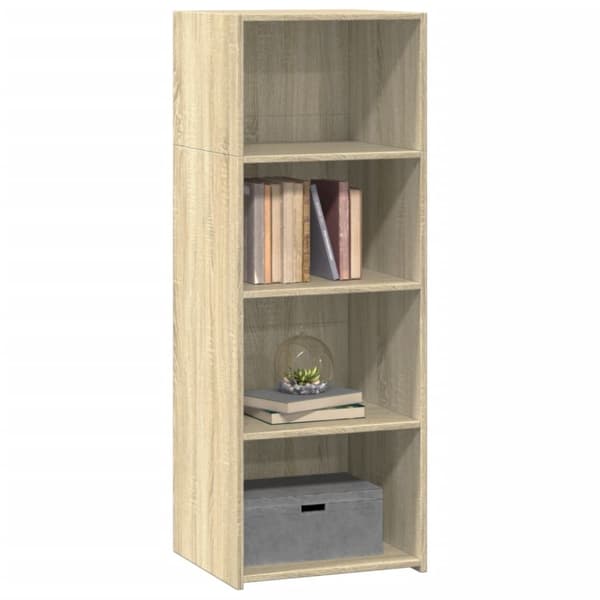 reol 45x41x124 cm konstrueret træ sonoma-eg