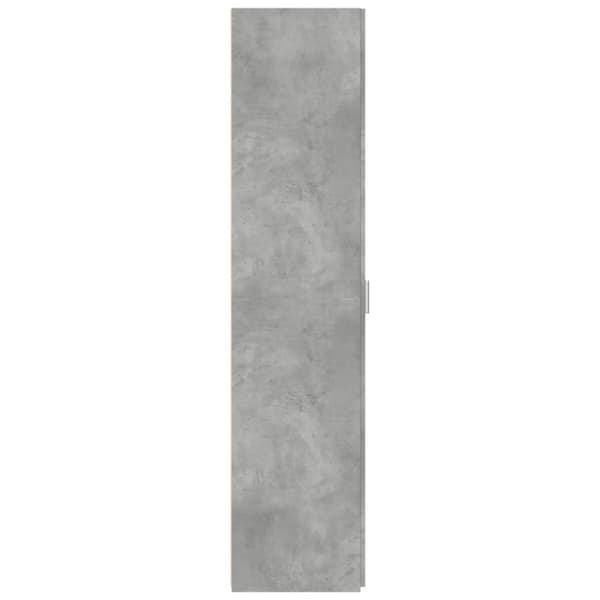 højskab 40x42,5x185 cm konstrueret træ betongrå