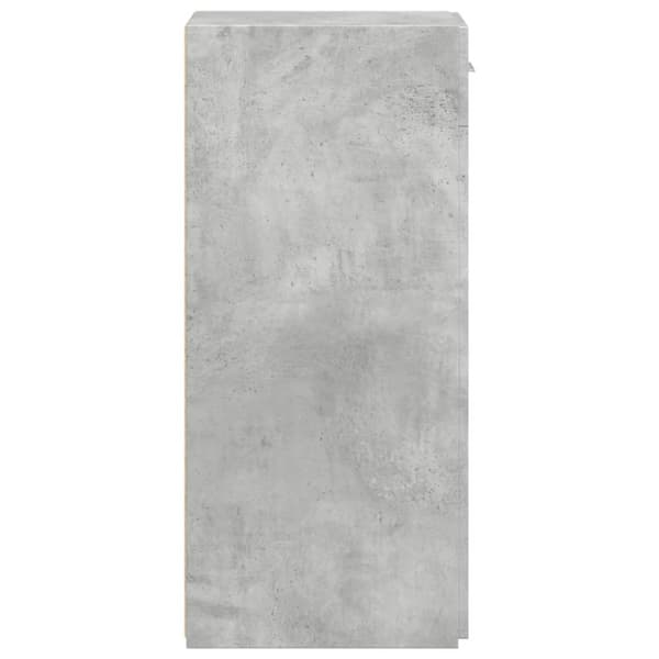 reol 30x42,5x93 cm konstrueret træ betongrå