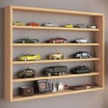 Miniatyrbilde 3 av 3: OsadoL hylle vegghengt 5 hyller bøk.