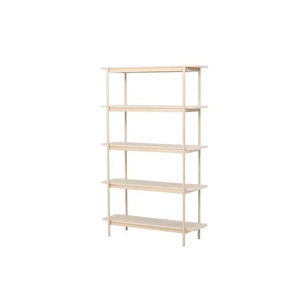 Heim hylle 190 cm 5 hyller whitewash.