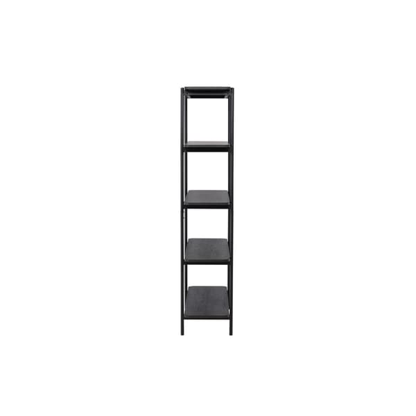 Heim hylle 190 cm 5 hyller svart.