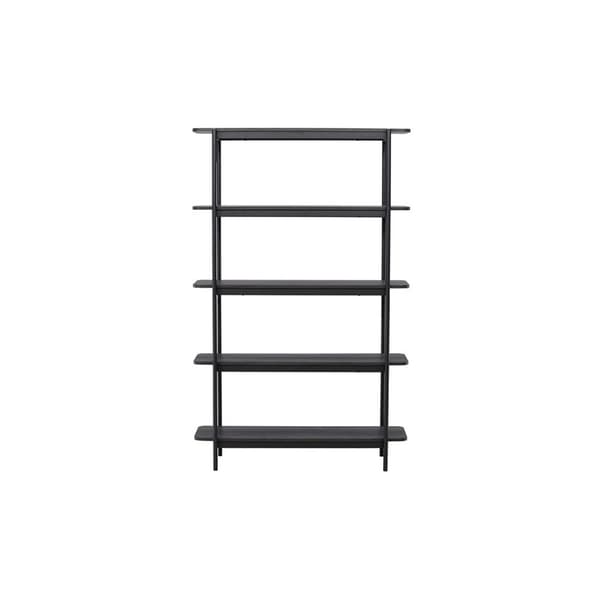 Heim hylle 190 cm 5 hyller svart.