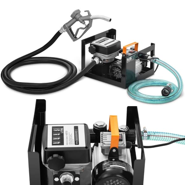 Sähköinen dieselpolttoainepumppu IP55-mittarilla 230 V 600 W 60 l/min