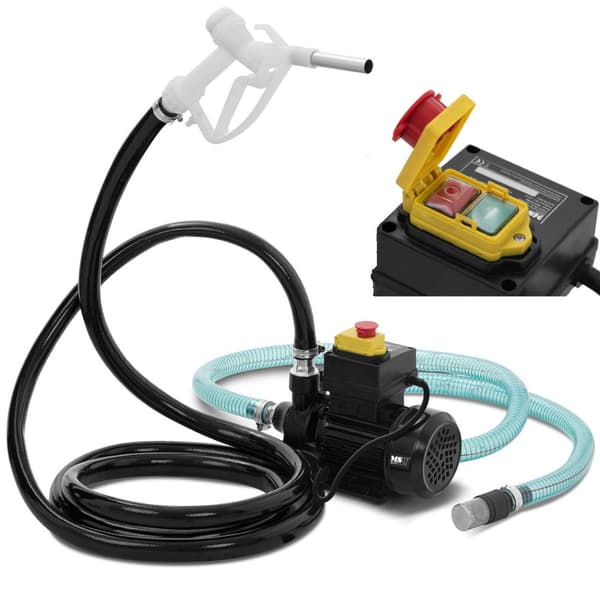 Elektrisk dispenserpump för dieselbränsle SET IP55 230 V 370 W 40 l/min