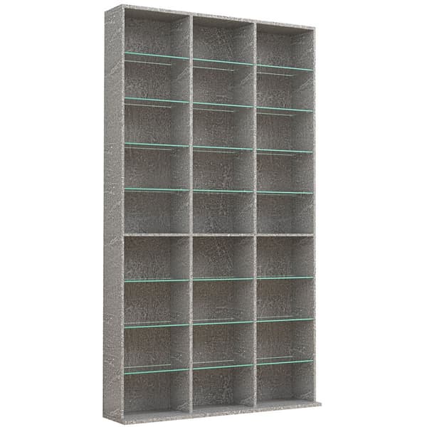 ZilasXL reol 27 hylder beton dekor.