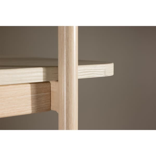 Heim reol 190cm 5 hylder whitewash.