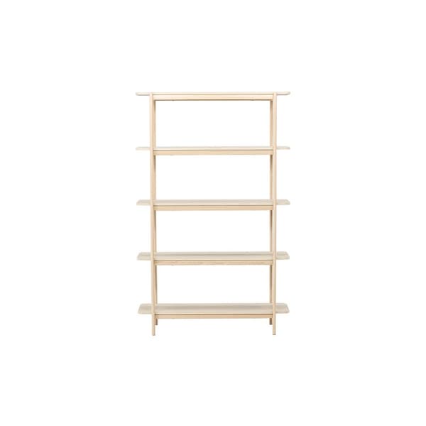Heim reol 190cm 5 hylder whitewash.