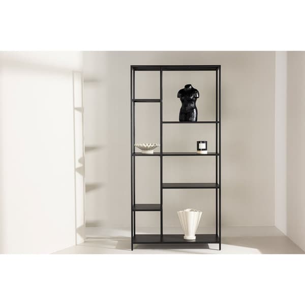 ElAlto reol 6 hylder sort.