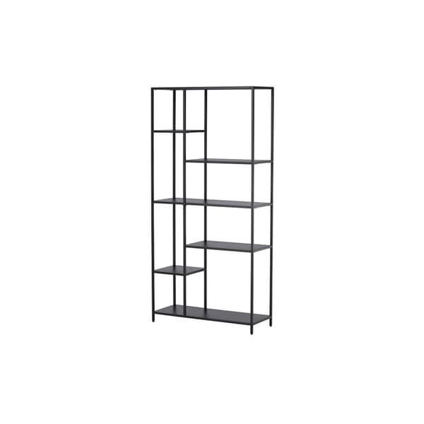 ElAlto reol 6 hylder sort.