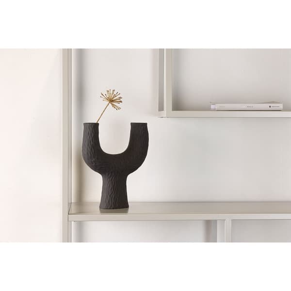 Staal reol 6 hylder beige.