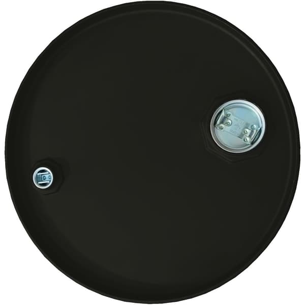 Metaltønde af stål TH 60L, propper 2 og 3/4 - SORT