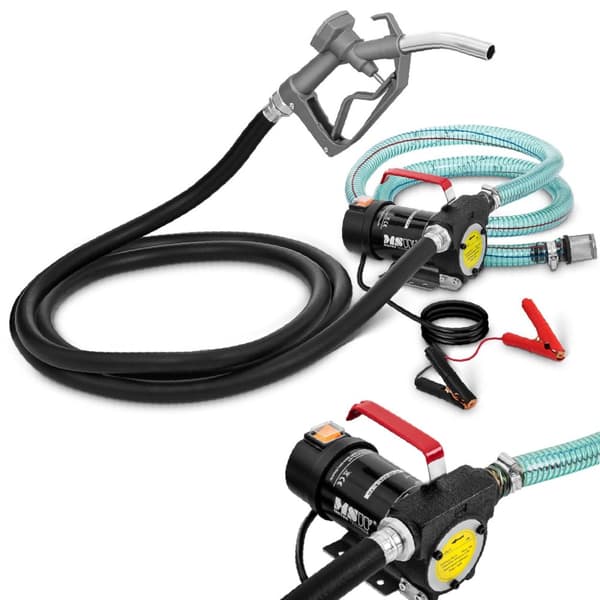 Sähköpumppu dieselpolttoaineen tyhjentämiseen KIT IP55 12 V 155 W 40 l/min