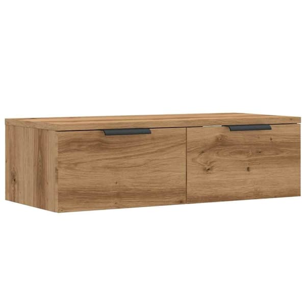 Väggskåp artisan ek 68x30x20 cm konstruerat trä