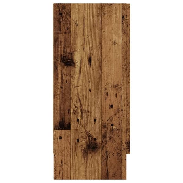 skænk 120x30,5x70 cm konstrueret træ antikt træ