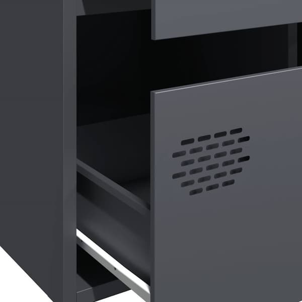 skab 68x39x101,5 cm stål antracitgrå