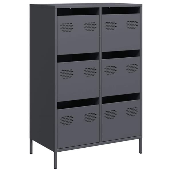 skab 68x39x101,5 cm stål antracitgrå