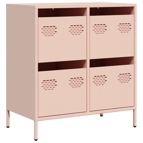 Kaappi Pinkki 68x39x73,5 cm Kylmävalssattu teräs