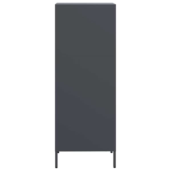 skab 35x39x103,5 cm stål antracitgrå