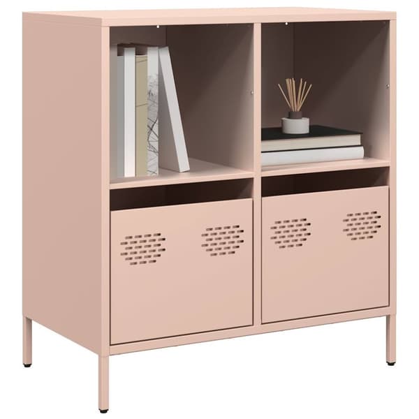 Kaappi Pinkki 68x39x73,5 cm Kylmävalssattu teräs