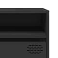 Pikkukuva 10 / 10: TV-teline musta 202x39x43,5 cm kylmävalssattua terästä