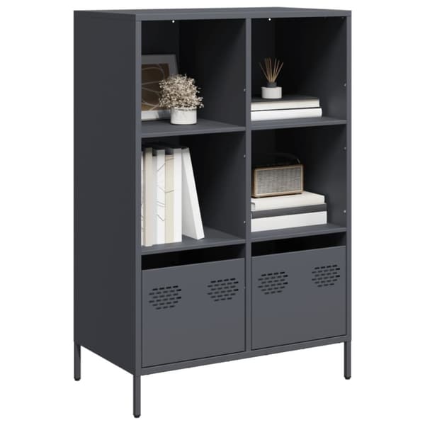 skab 68x39x103,5 cm stål antracitgrå