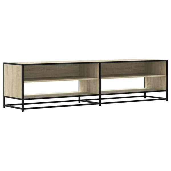 tv-bord 180,5x40x46 cm konstrueret træ sonoma-eg