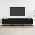 Pikkukuva 3 / 10: TV-taso musta 180x35x41 cm tekninen puu