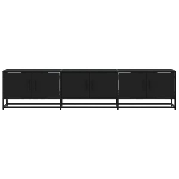 TV-taso musta 180x35x41 cm tekninen puu