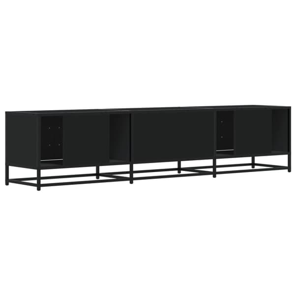 TV-taso musta 180x35x41 cm tekninen puu