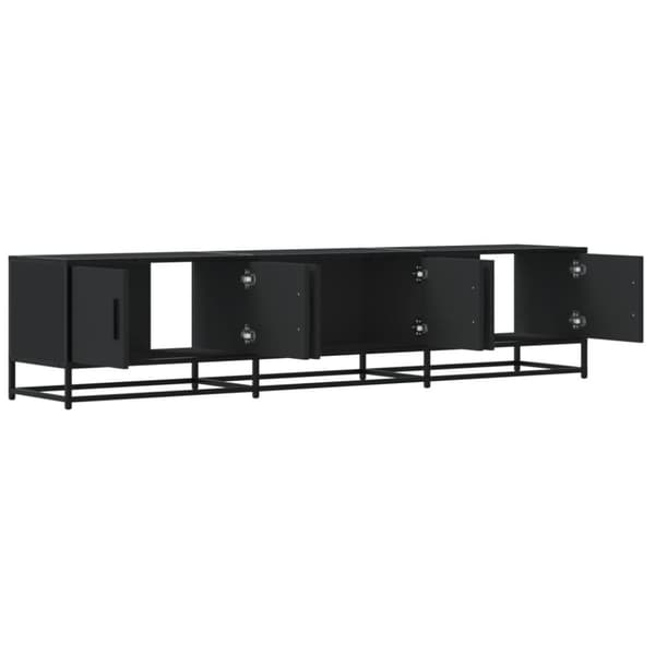 TV-taso musta 180x35x41 cm tekninen puu