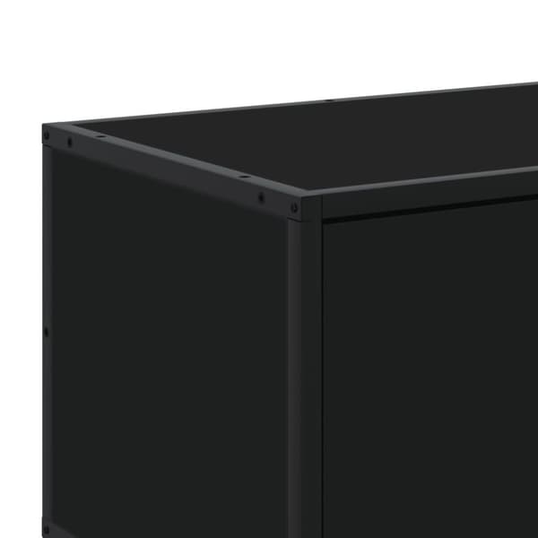 TV-taso musta 180x35x41 cm tekninen puu